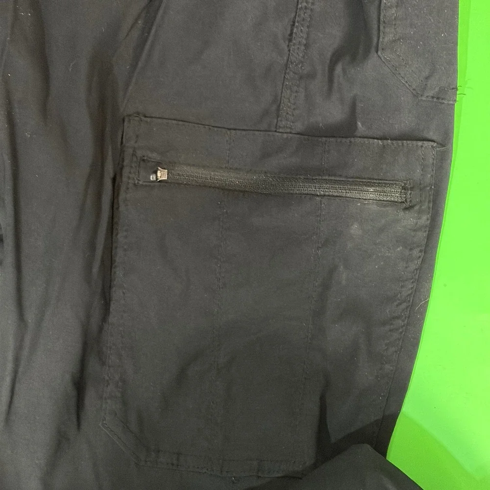 Wrangler Performance Cargo Pants Mens 32x30 Black Tech Utility Outdoor Trousers